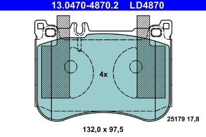 Brake Pad Set, disc brake -