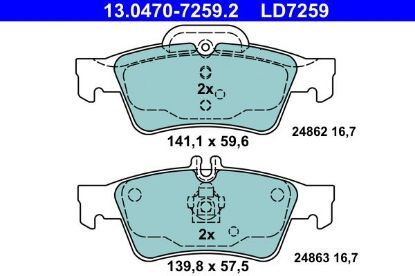 Brake Pad Set, disc brake -