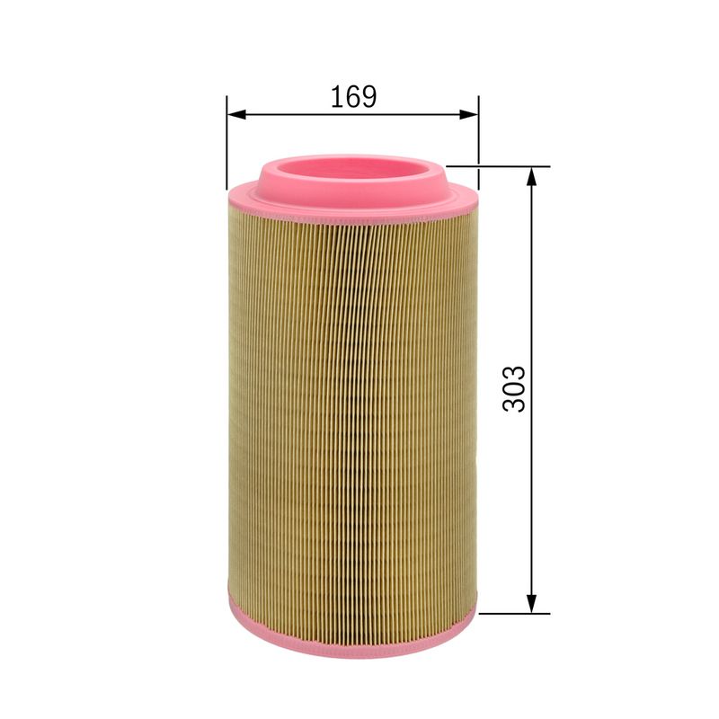 Air Filter PSA - 1444 QV, FIAT - K1349042080