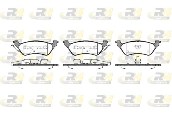 Brake Pad Set, disc brake CHRYSLER - 05014036AA
