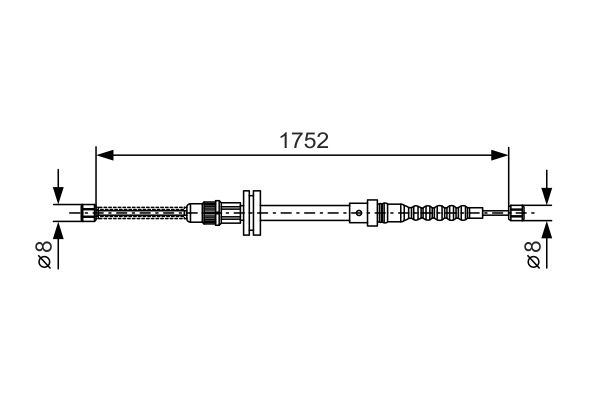 Cable Pull, parking brake -
