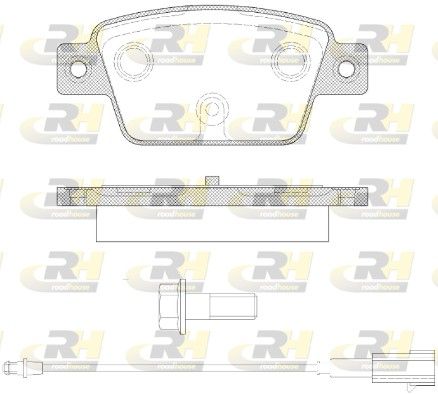 Brake Pad Set, disc brake Fiat Bravo 77365809
