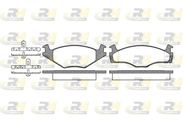Brake Pad Set, disc brake VAG - 191 698 151K