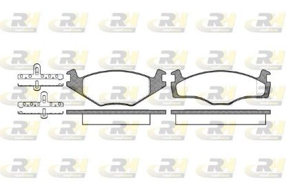 Brake Pad Set, disc brake VAG - 191 698 151K