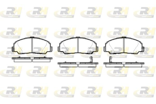 Brake Pad Set, disc brake Daihatsu ROCKY 97- esim.