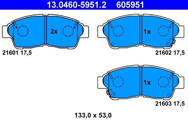 Brake Pad Set, disc brake -