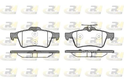 Brake Pad Set, disc brake GENERAL MOTORS - 93176116