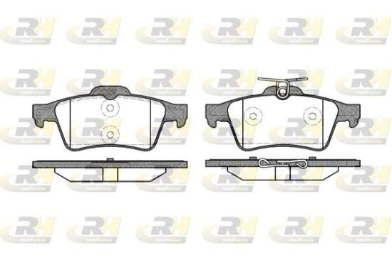 Brake Pad Set, disc brake GENERAL MOTORS - 93176116