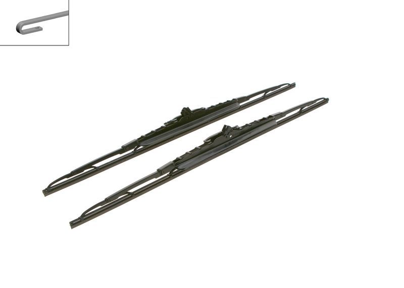 Wiper Blade TWIN 657S SET spoiler 650/650mm