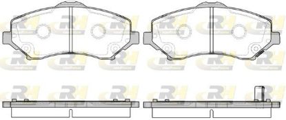 Brake Pad Set, disc brake CHRYSLER - 68053152AA
