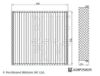 Filter, cabin air MERCEDES-BENZ - 167 835 02 00