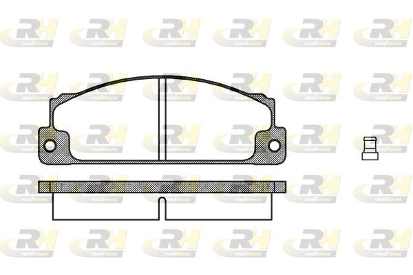 Brake Pad Set, disc brake Fiat