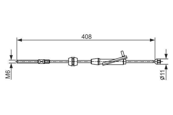 Cable Pull, parking brake -