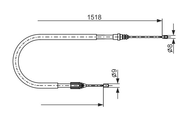 Cable Pull, parking brake -