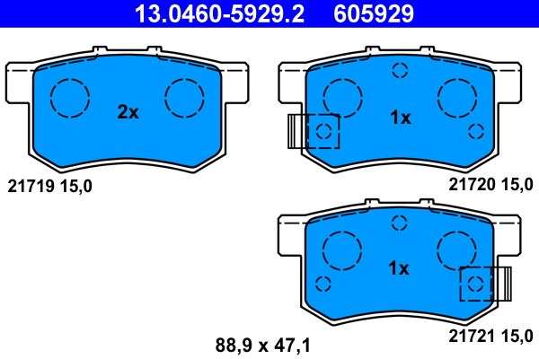 Brake Pad Set, disc brake -
