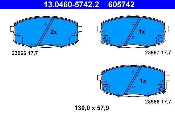 Brake Pad Set, disc brake -