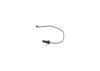 Warning Contact, brake pad wear -
