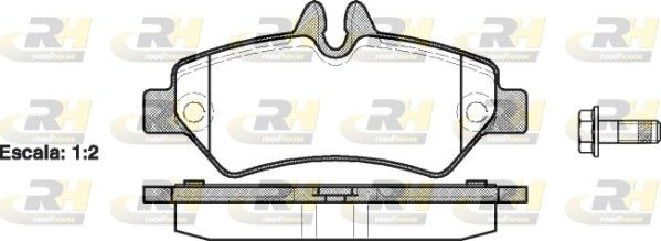 Brake Pad Set, disc brake MERCEDES-BENZ - 008 420 51 20