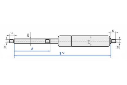 Gas Spring, boot/cargo area -