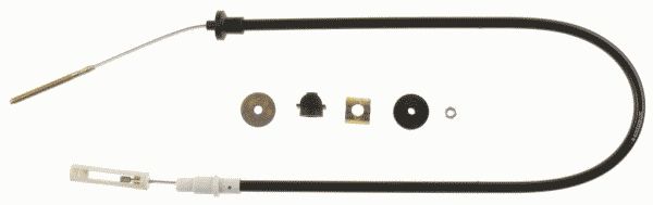 Cable Pull, clutch control GOLF II (19E, 1G1)