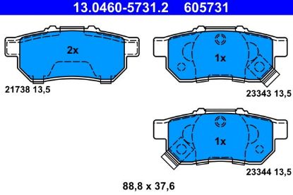 Brake Pad Set, disc brake -