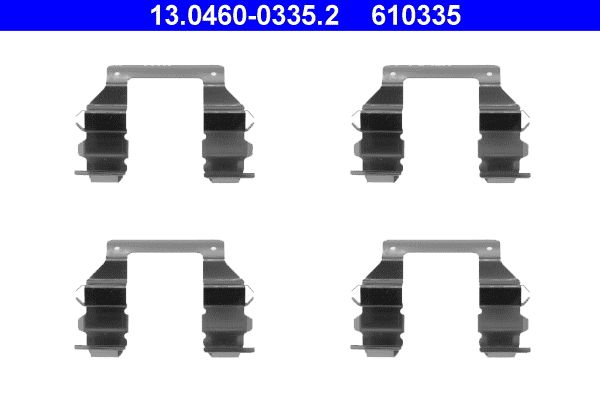 Accessory Kit, disc brake pad -