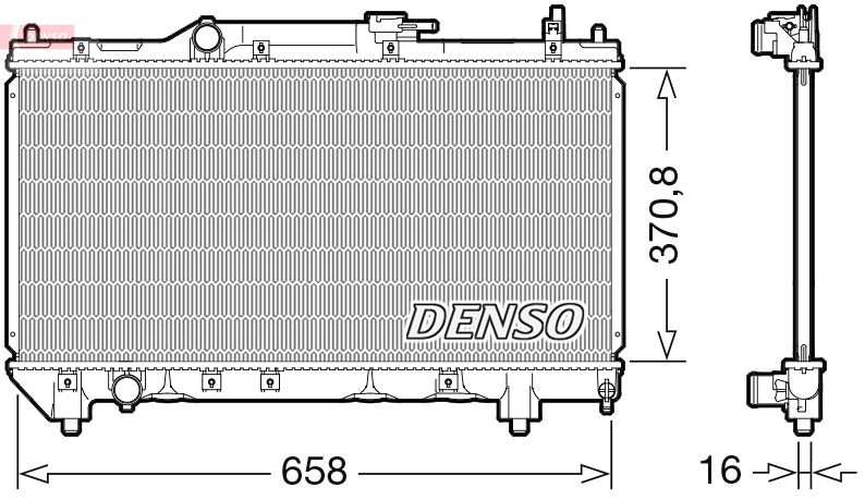 Radiator, engine cooling -