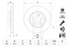 Brake Disc MERCEDES-BENZ - 000 421 25 12