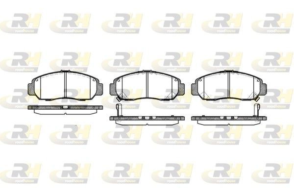 Brake Pad Set, disc brake HONDA - 45022-SNB-E01