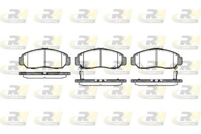 Brake Pad Set, disc brake HONDA - 45022-SNB-E01