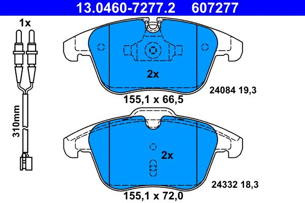 Brake Pad Set, disc brake -