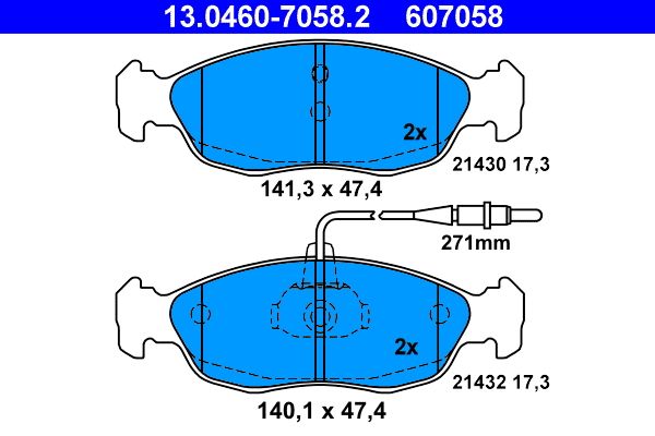 Brake Pad Set, disc brake -