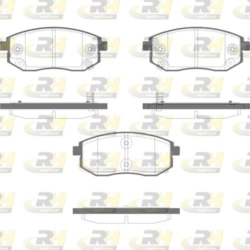 Brake Pad Set, disc brake Dacia Spring 20-