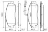 Brake Pad Set, disc brake RENAULT - 41 06 010 61R