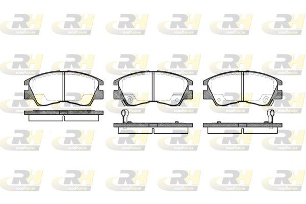 Brake Pad Set, disc brake MitsubishiPAJERO,L200,L300 86
