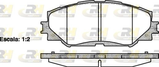 Brake Pad Set, disc brake TOYOTA - 04465-YZZDR