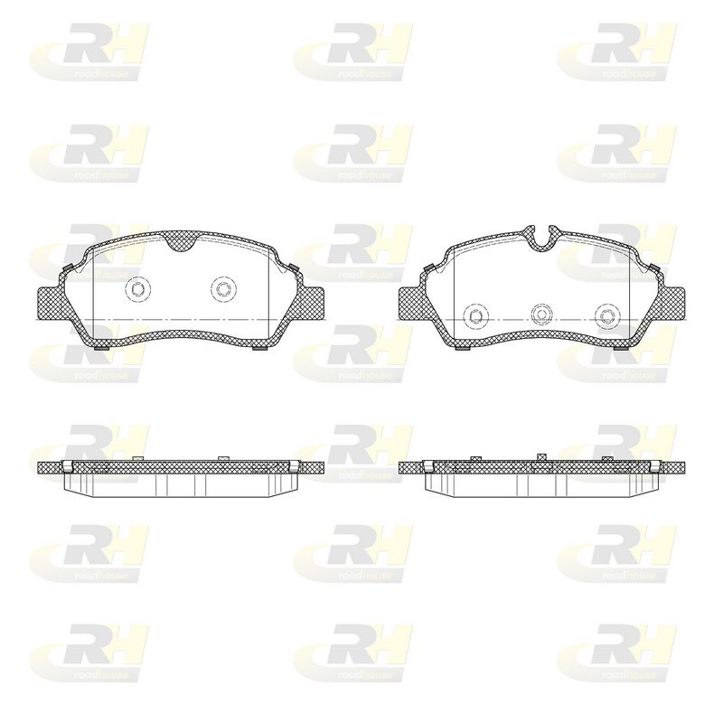 Brake Pad Set, disc brake Ford TRANSIT V363 (FAD, FBD) (08/13-)