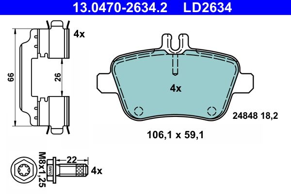 Brake Pad Set, disc brake -
