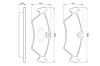 Brake Pad Set, disc brake MERCEDES-BENZ - 902 423 05 10