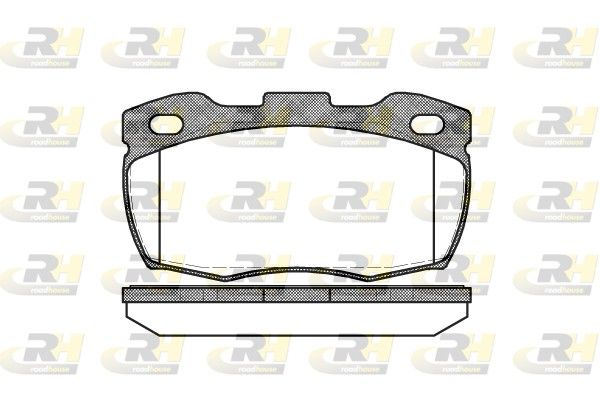 Brake Pad Set, disc brake LAND ROVER - SFP000140