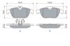 Brake Pad Set, disc brake MERCEDES-BENZ - 007 420 62 20