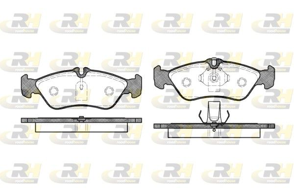 Brake Pad Set, disc brake MERCEDES-BENZ - 002 420 60 20