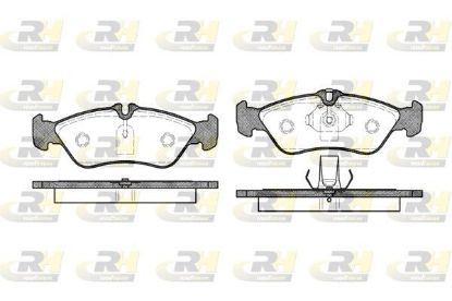Brake Pad Set, disc brake MERCEDES-BENZ - 002 420 60 20