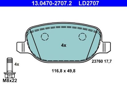 Brake Pad Set, disc brake -