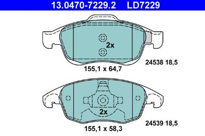 Brake Pad Set, disc brake -
