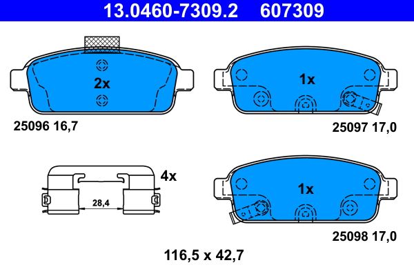 Brake Pad Set, disc brake -