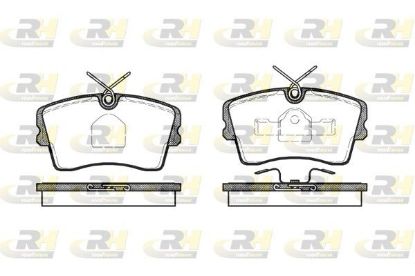 Brake Pad Set, disc brake Opel Senator 2,5-3,0 78-87 es