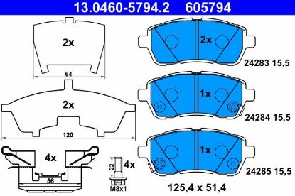 Brake Pad Set, disc brake -