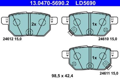 Brake Pad Set, disc brake -