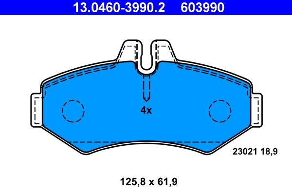 Brake Pad Set, disc brake -
